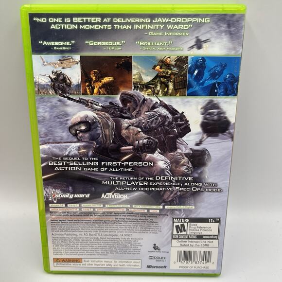 Call of Duty: Modern Warfare 2 (Microsoft Xbox 360, 2009) - Picture 2 of 6